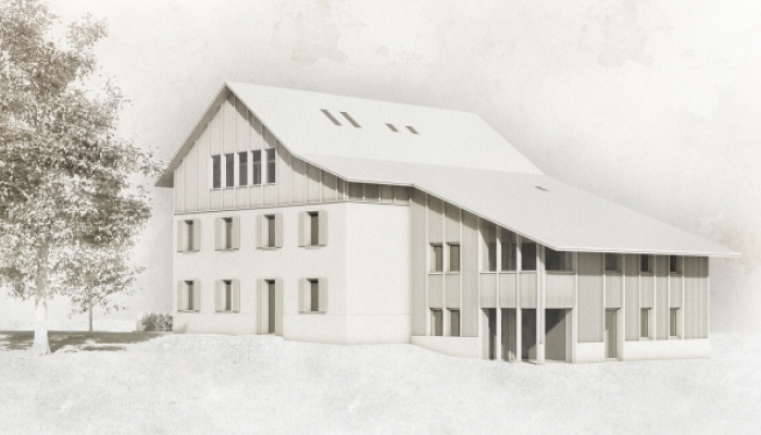 Werrikon: Baugespann ist gestellt