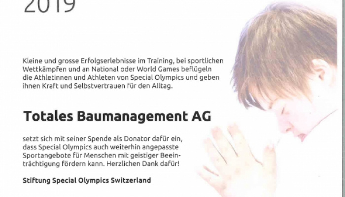 Partnerschaft SPECIAL OLYMPICS