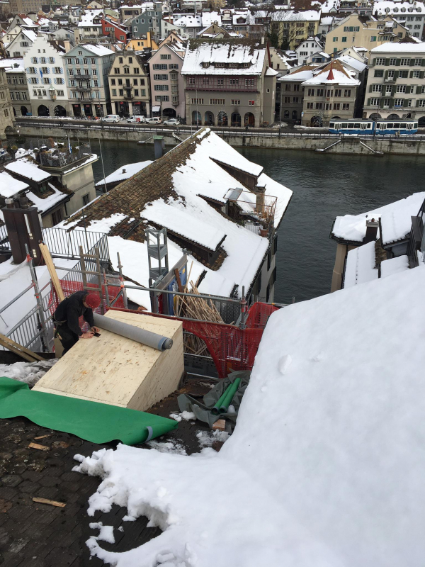 Beginn Umbauarbeiten in der Zürcher Innenstadt